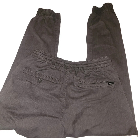Volcom Dark Gray Jogger Style Pants M - Picture 4 of 4